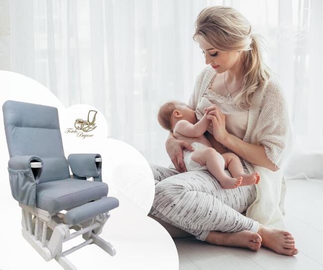 Fotel bujany dla mamy karmiącej , na prezent