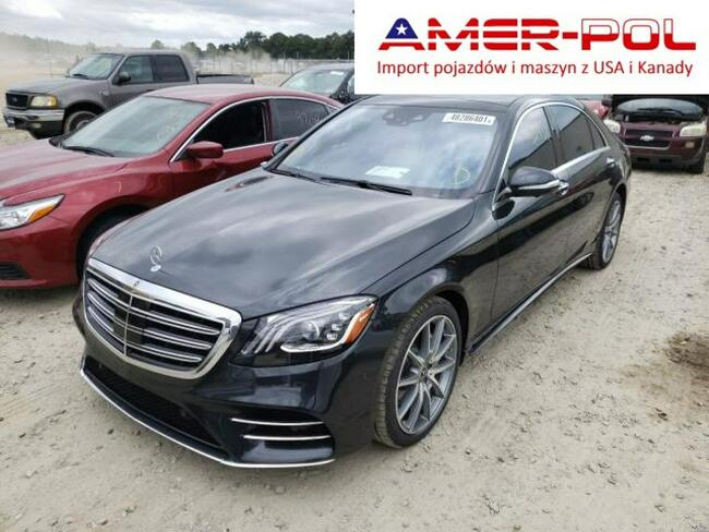 Mercedes S 500 2018, 4.0L, 4x4, porysowany lakier