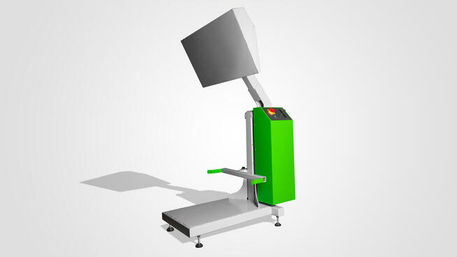 Belownica kompaktor zgniatarka prasa do odpadów kont. 1100l