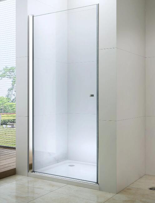 DRZWI PRYSZNICOWE uchylne od 60 cm do 100 cm SZKŁO 6 mm