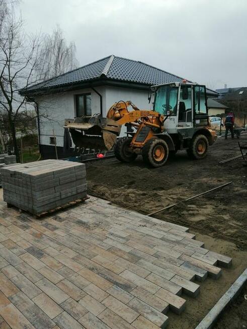 Układanie Kostki Usł. Koparką SPRZEDAŻ Ziemia Kruszy Piach