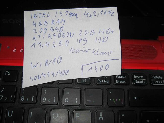 Nowy Laptop Sony Led ips 4k SSD Ati Radeon do szkoly grania