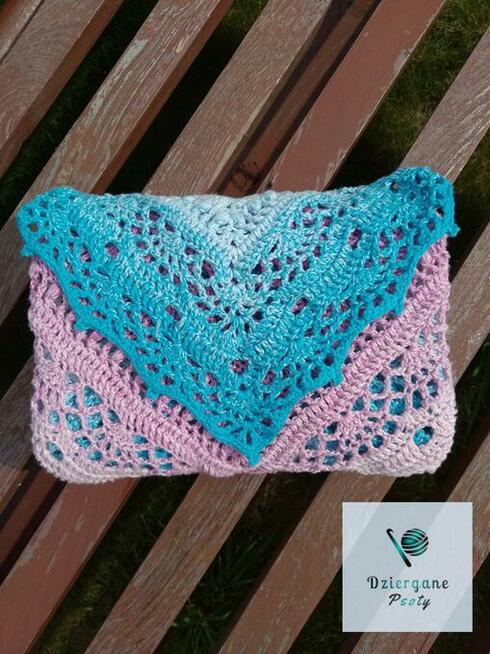 Chusta ręcznie robiona na szydełku - Handmade