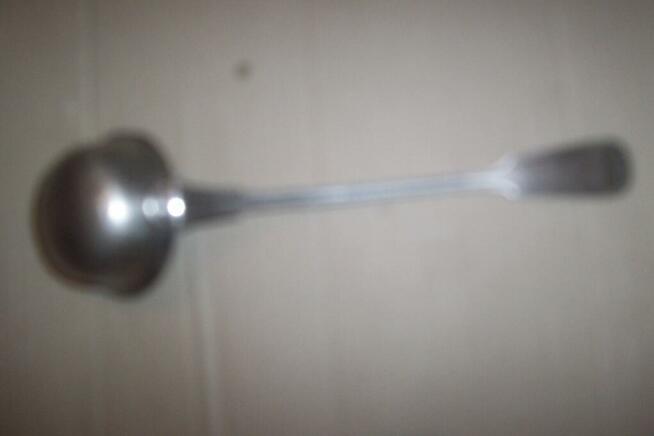 Przedwojenna chochla do zupy, Łyżka wazowa, antyki, vintage.