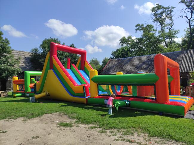 Dmuchańce, zjeżdżalnia dmuchana plac zabaw