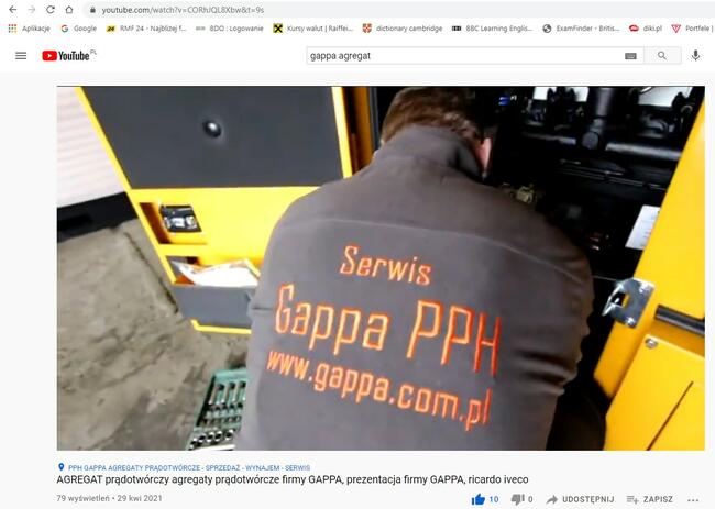 Agregat prądotwórczy 200 kW, niezabudowany, ATS/SZR, AVR