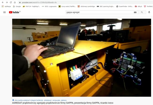 Agregat prądotwórczy 120 kW/150 KVA, ATS/SZR, zabudowany!