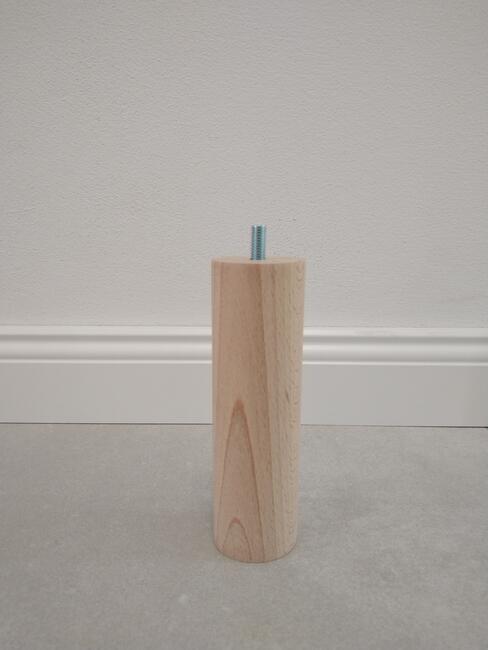 Nogi stołowa ława stolik drewniane toczone buk dąb śruba m8