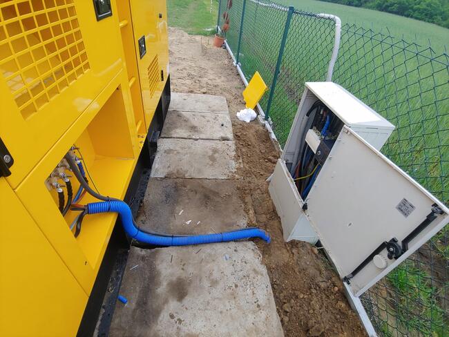 Agregat prądotwórczy 30 kW, niezabudowany, z ATS/SZR, z AVR