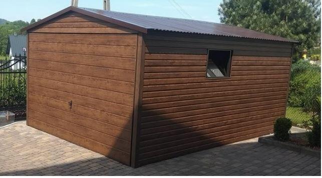 Garaż Blaszany 6x5 Dwustanowiskowy Hala Wiata Garaże RAL