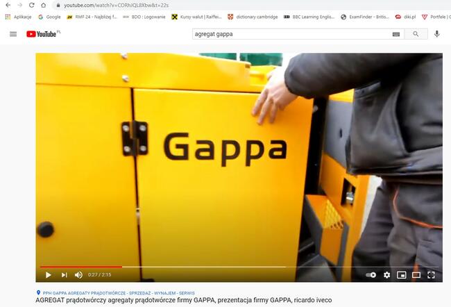 Agregat prądotwórczy 200 kW, niezabudowany, ATS/SZR, AVR