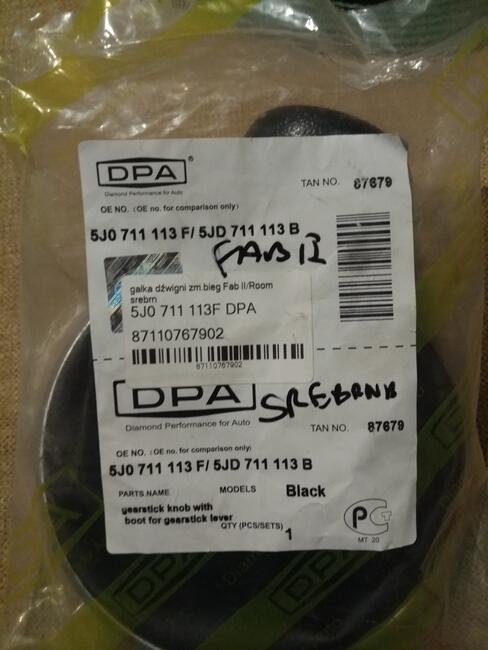 Nowy drążek zmiany biegów fabia 2