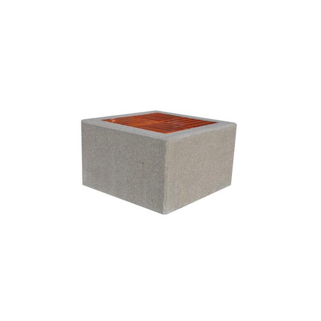 Ławka betonowa miejsko parkowa kwadrat 100×100 cm