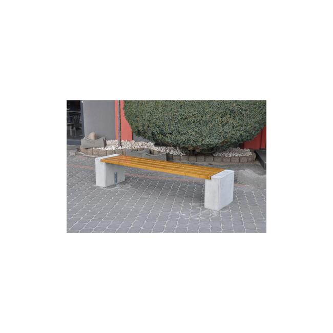 Ławka betonowa bez oparcia 200×45 cm 407a