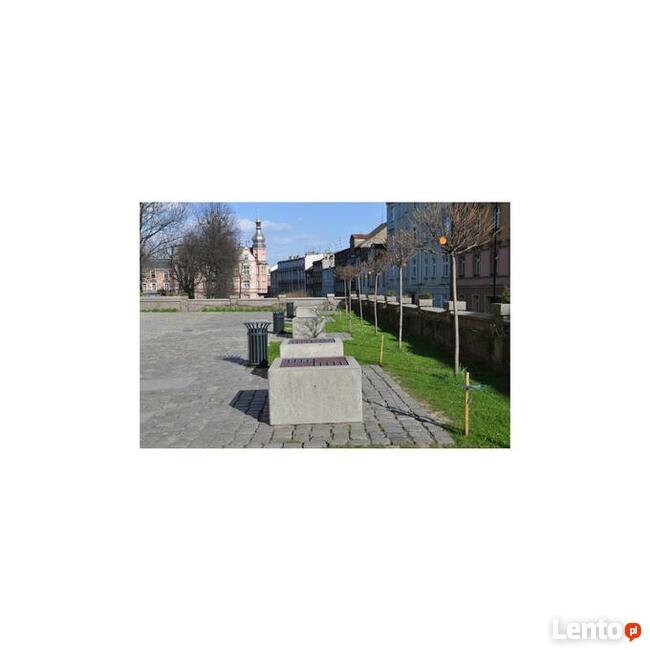Ławka betonowa miejsko parkowa kwadrat 100×100 cm