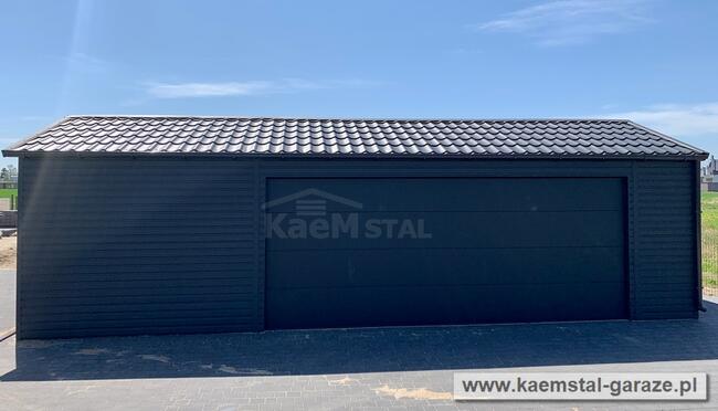 Garaż blaszany drewnopodobny - producent garaży blaszanych!