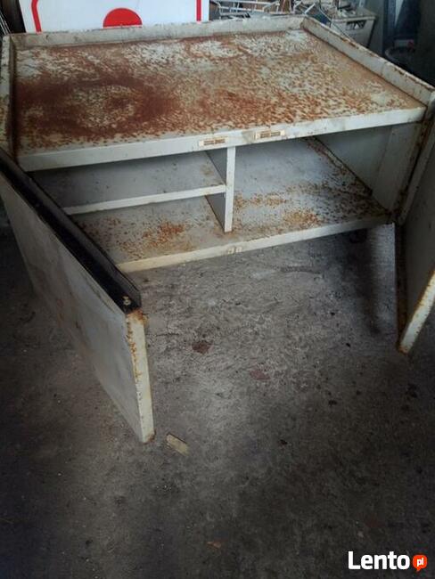 Szafka warsztatowa, metalowa.