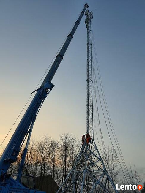 Usługi dźwigowe Sieradz Łask Złoczew KARMAX Dźwigi żurawie