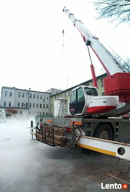 Usługi dźwigowe Sieradz Łask Złoczew KARMAX Dźwigi żurawie