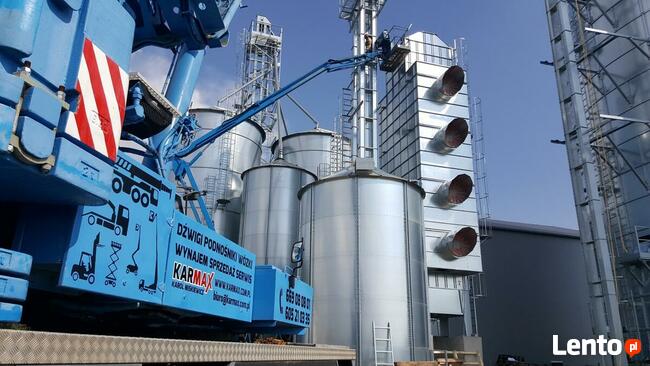 Usługi dźwigowe Sieradz Łask Złoczew KARMAX Dźwigi żurawie