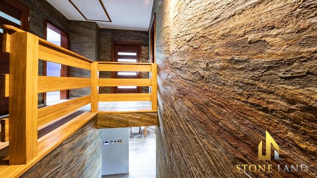 Fornir kamienny Burning Forest – do wnętrz / STONELAND