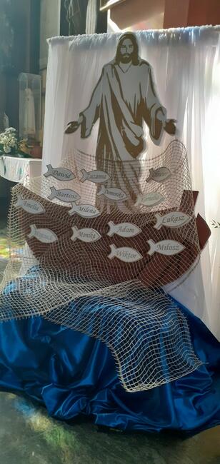 Łódź dekoracja Pierwsza Komunia Boże Ciało