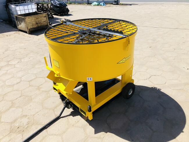 Mieszalnik do betonu 400-1200L - elektryczny z przekładnią