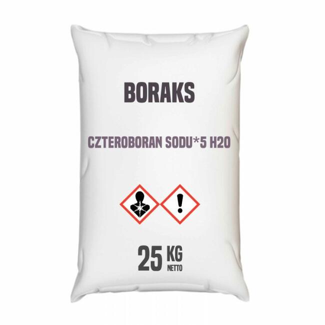 Boraks pięciowodny – 25- 1000 kg – Wysyłka kurierem