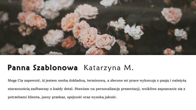 Prezentacje PowerPoint - szybko, tanio; filmiki na wesela