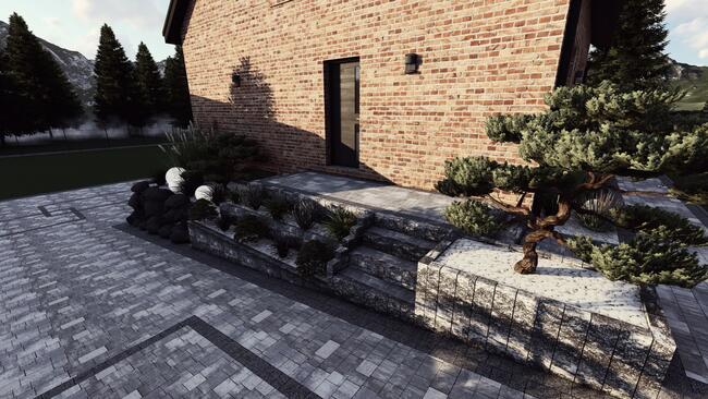 PROJEKT nawierzchni z kostki brukowej NOWOŚĆ