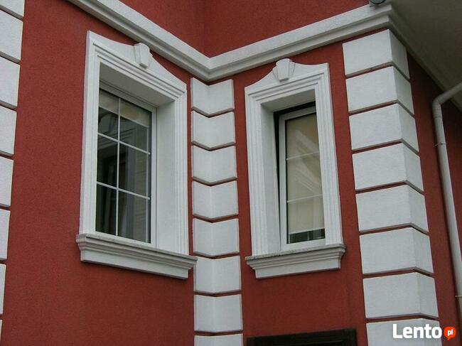 Gzymsy elewacyjne , listwy styropianowe