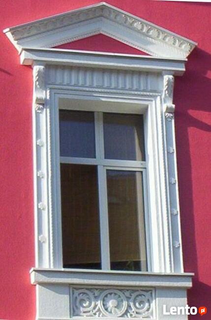 Gzymsy elewacyjne , listwy styropianowe