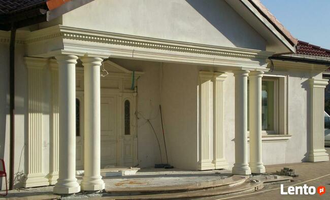 Gzymsy elewacyjne , listwy styropianowe