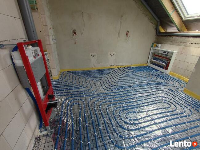 Ogrzewanie podłogowe Instalacje wod Kan Posadzki