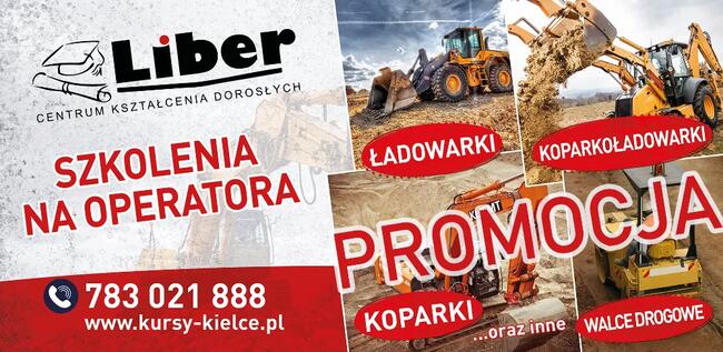 Szkolenie operatorów koparek koparko-ładowaerk, ładowarek