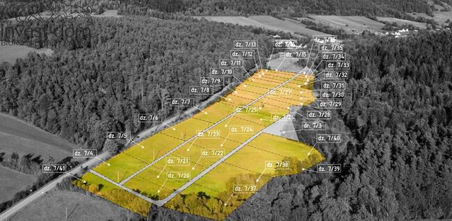 Kompleks działek budowlanych w Śnietnicy, oferta 1147