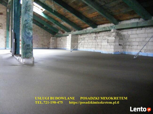 Styrobeton izolacje podłogowe pod posadzkę betonową