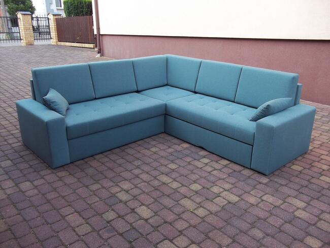 Narożnik 245cm/245cm-sprężyny bonell/szerokie spanie