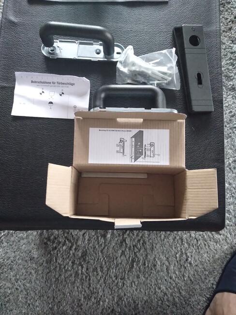 klamka przeciwpożarowa nowa z kluczami Domoferm 72 mm /40-64