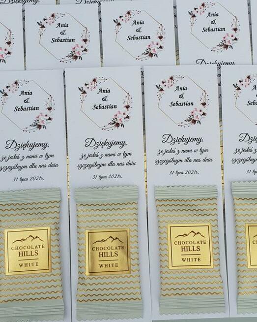 Podziękowania dla gości weselnych