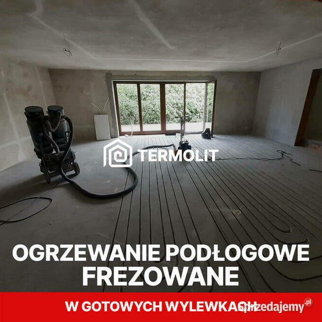 Frezowanie pod ogrzewanie podłogowe frezowane Gdańsk