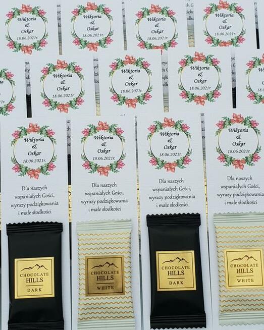 Podziękowania dla gości weselnych