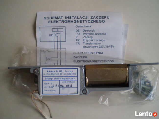 Elektrozamek do drzwi \ furtek