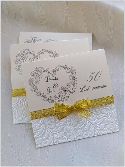 Zaproszenia 50, 25,10 lecie ślubu, rocznice ślubu