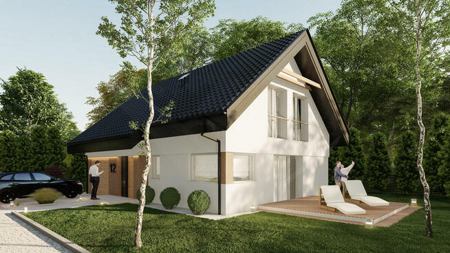 Sprzedam nowy DOM WOLNO STOJĄCY Porosły Kol.przy BIEDRONCE