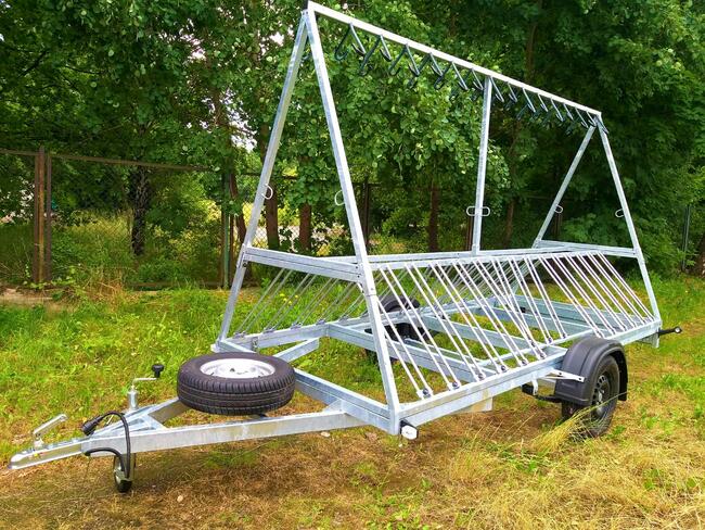 Wynajem, przyczepa rowerowa, transport rowerów Katowice