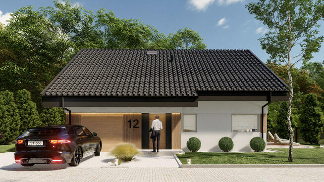 Sprzedam nowy DOM WOLNO STOJĄCY - Porosły przy BIEDRONCE