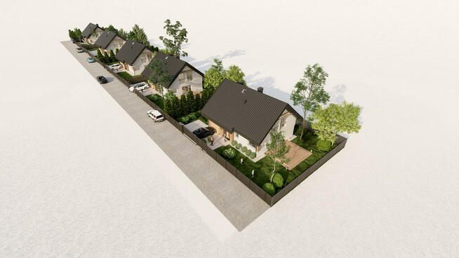 Sprzedam nowy DOM WOLNO STOJĄCY - Porosły przy BIEDRONCE