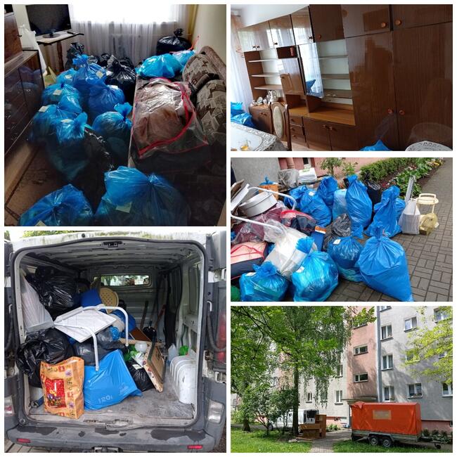 Wywóz odpadów mebli AGD likwidacja mieszkań biur piwnic