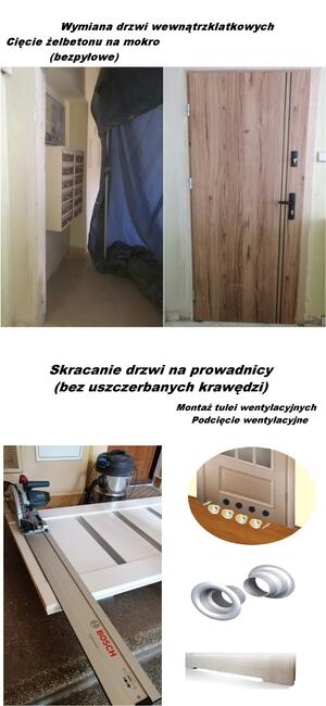 Montaż drzwi- (Montaż drzwi na stare ościeżnice)